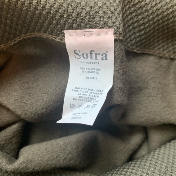 Kids soft green Leggings Sofra - Picture 6 of 7